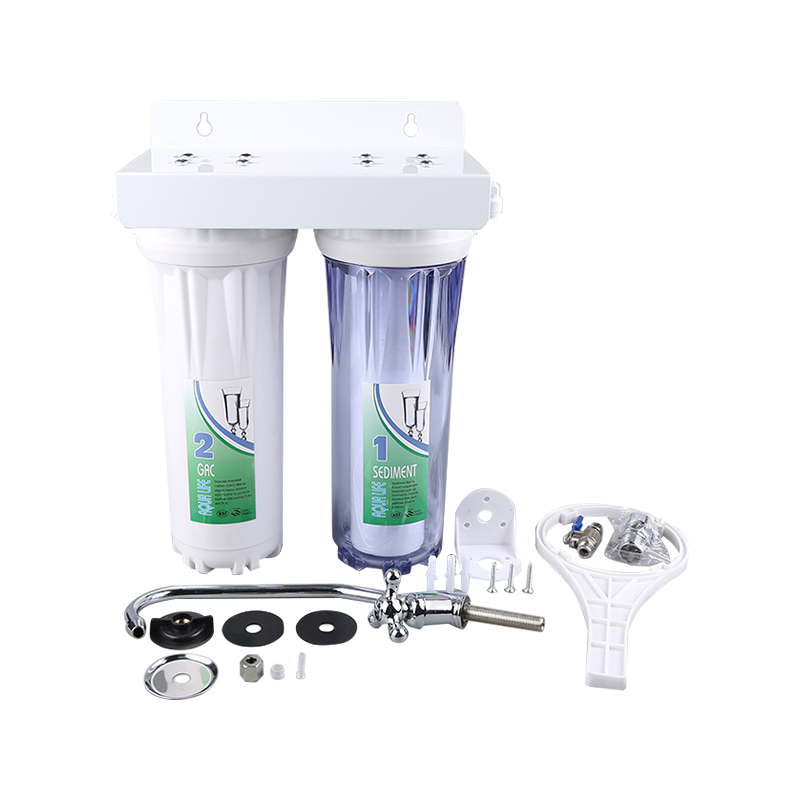 RH-JM2 wall mounting double counter top filter with PP and CTO