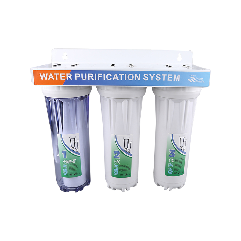 RH-JL3 PET/PP/AS Triple satge  water filter with cartridge