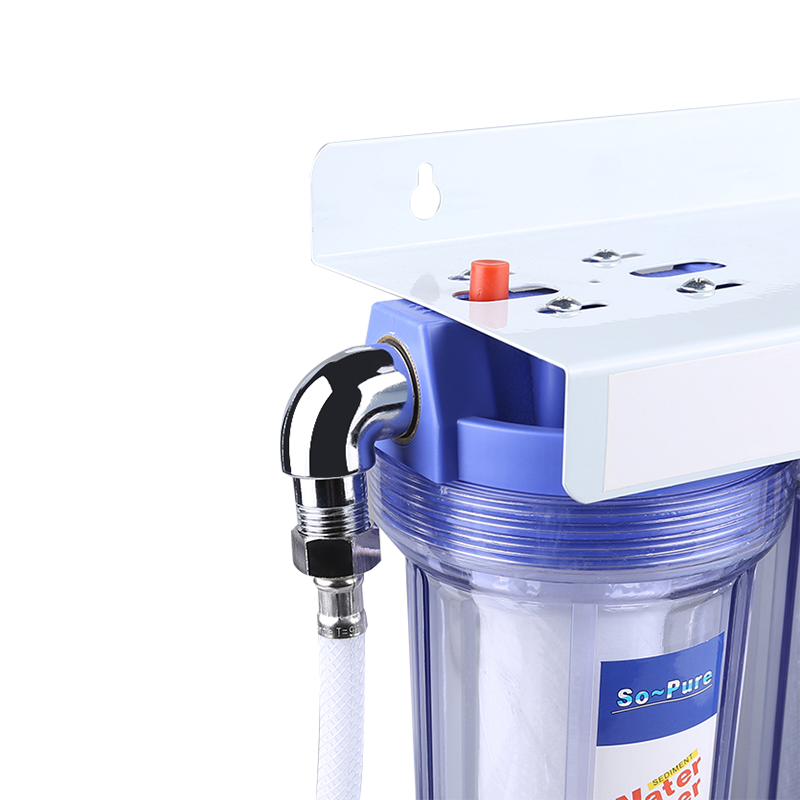 RH-JH3 Triple stages PET bottle water filter with hose and spout.